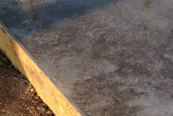 Detail betónovej platne