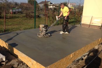 Vyrábanie betónovej platne