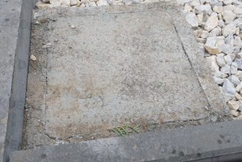 Betónová pätka v štrkovom lôžku