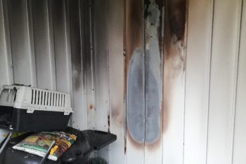 Požiar v záhradnom domčeku GARDEON