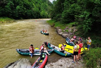 Tím GARDEON splavuje Dunajec