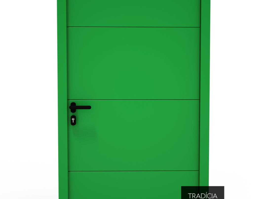 Dvere Hörmann LPU 42 v gardeon zelenej farbe