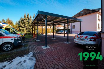 Sanitky pri prístrešku SIEBAU