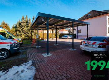 Sanitky pri prístrešku SIEBAU
