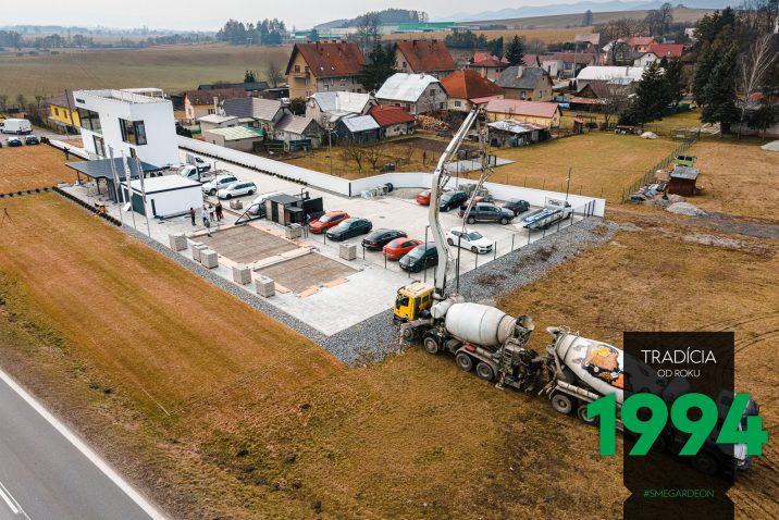 Betónovanie vo firme Gardeon.