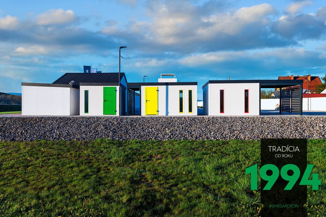 Záhradné domčeky v showroome GARDEON