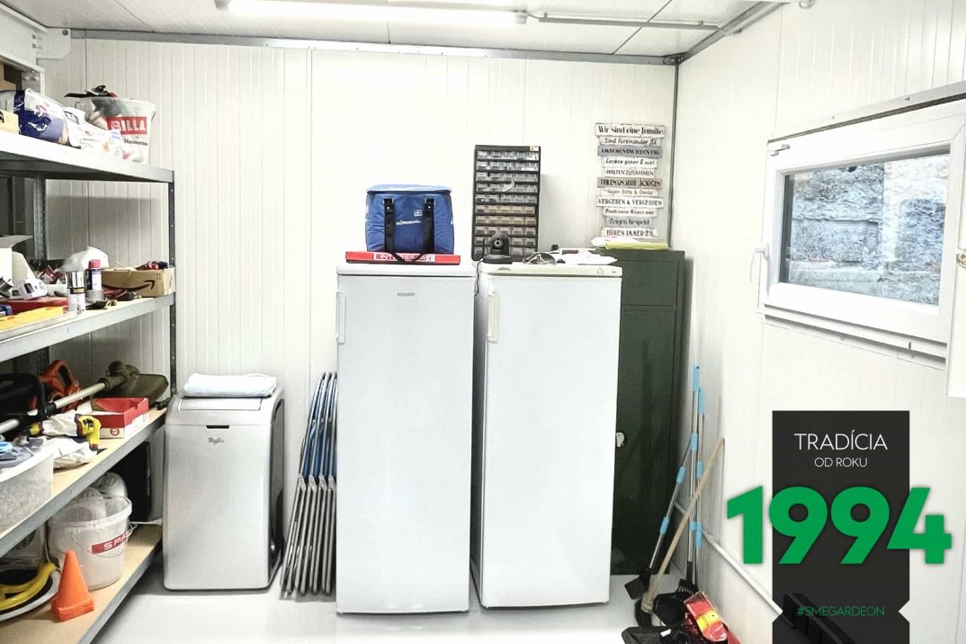 Ľadničky v montovanej stavbe GARDEON
