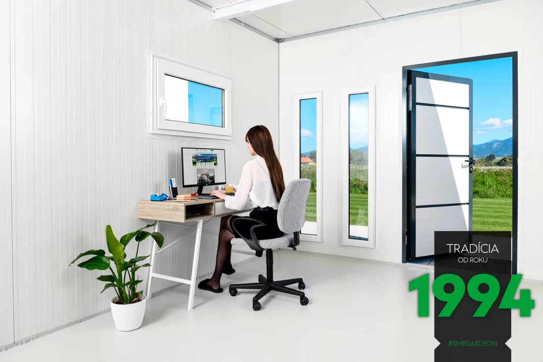 Kancelária v záhradnom domčeku