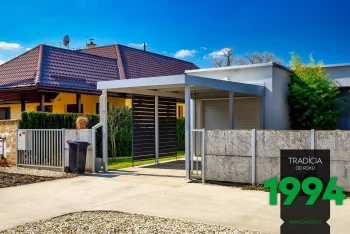 Prístrešok GARDEON pre dve autá s kovovými výplňami