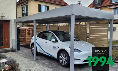 Tesla pod prístreškom GARDEON