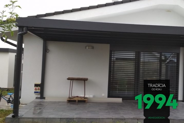 Pergola v antracite