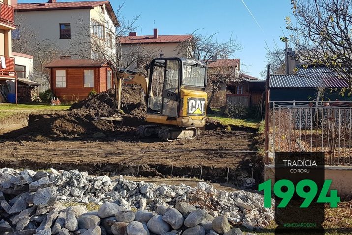 Malý báger na záhrade