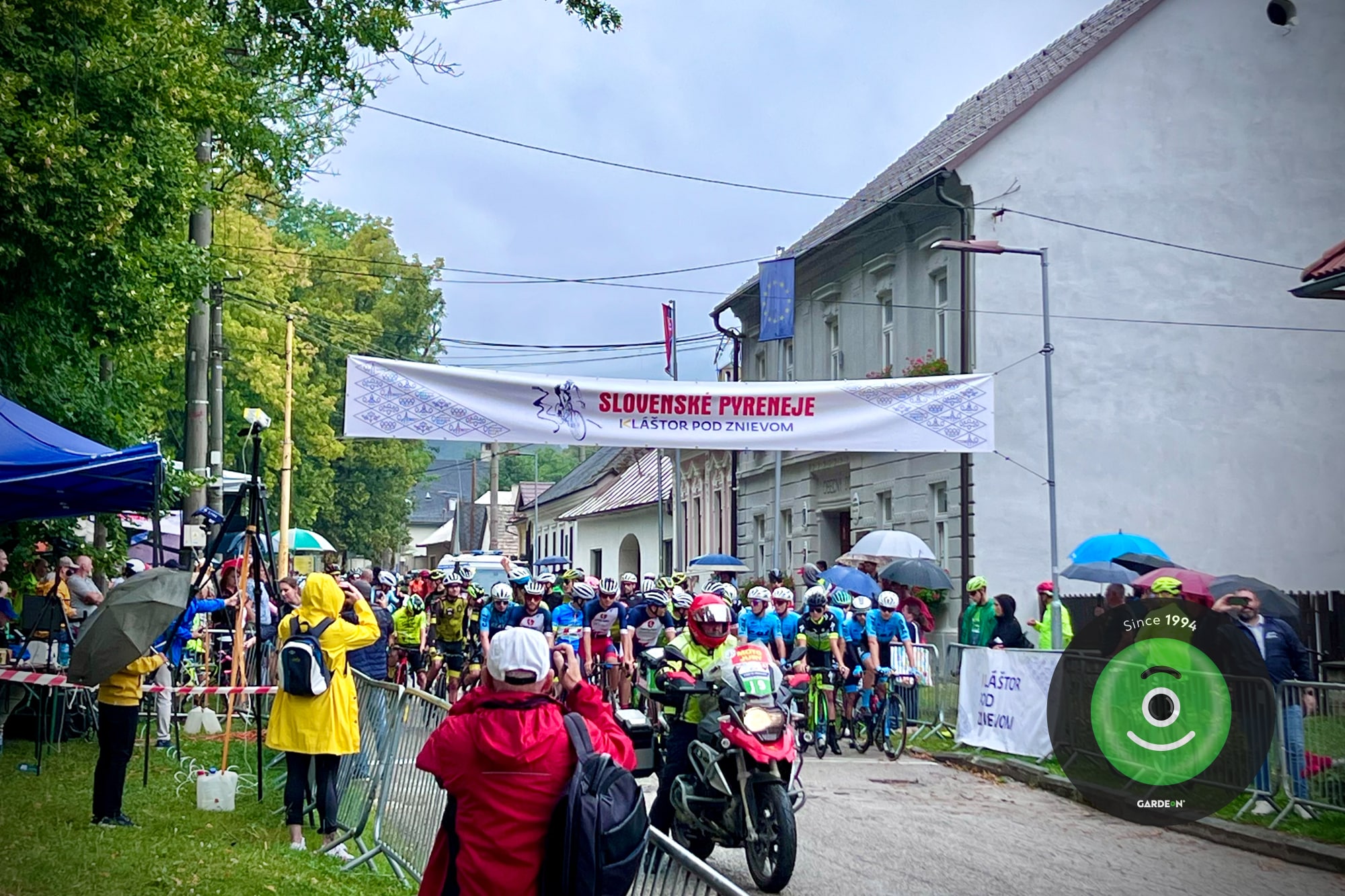 masa cyklistov slovenské pyreneje