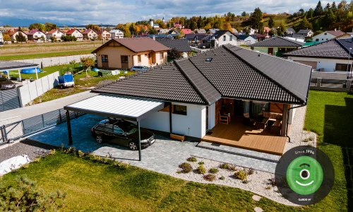 Štýlový prístrešok s domom