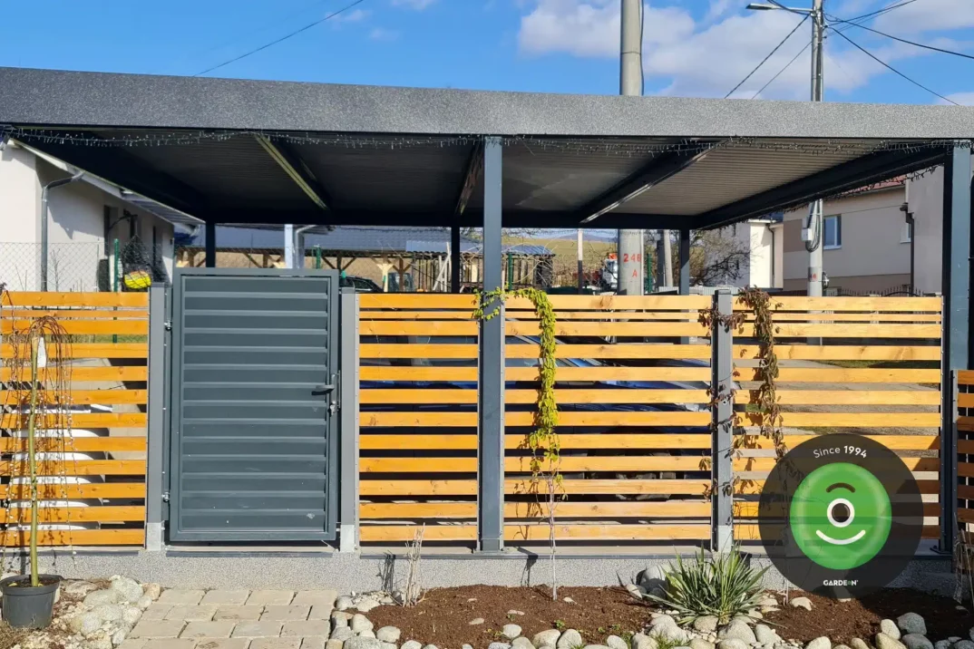 Fotky od zákazníka - prístrešok pre 2 autá