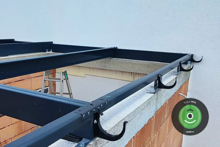 Murované steny a strecha THP