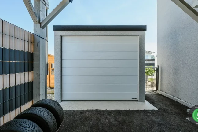 Sivá GARDEON garáž pre jedno auto