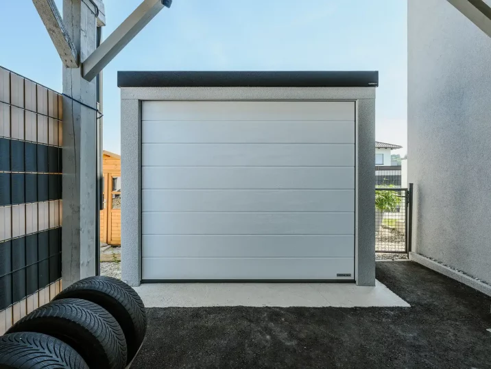 Sivá GARDEON garáž pre jedno auto