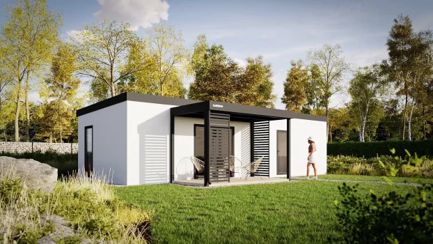 Tiny House XL Biely