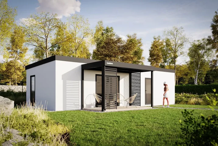 Tiny House XL Biely