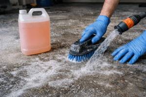 čistenie pohlady od soli po zime