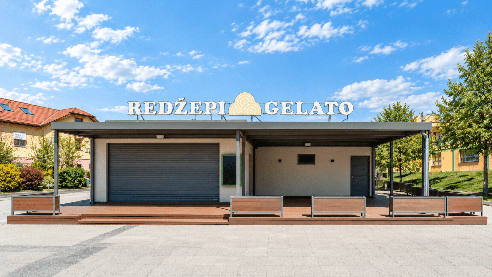Redžepi Gelato_ zmrzlinový kiosk s terasou
