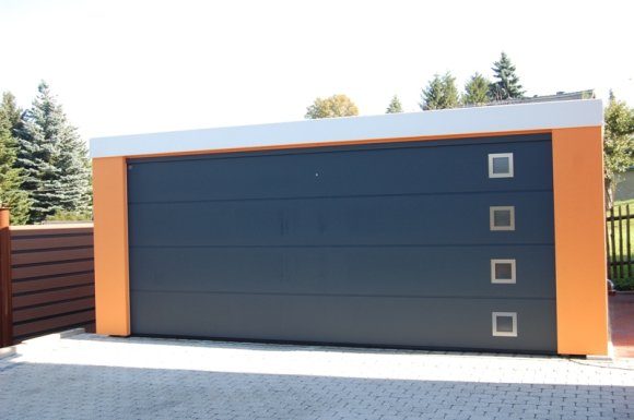 Montovaná oceľová garáž pre dve autá